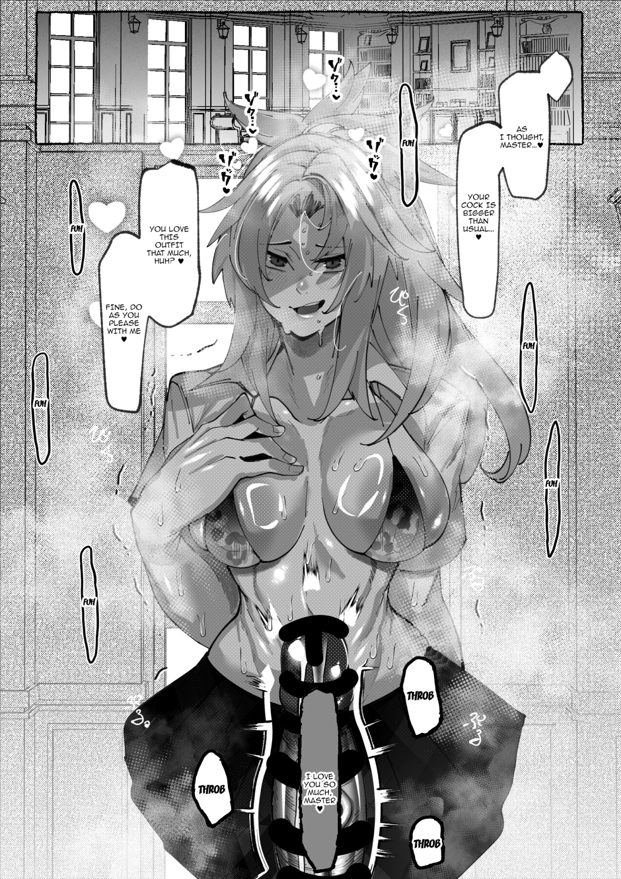 hentai manga Caenis And Mordred\'s Master Soothing Fuckfest Holiday
